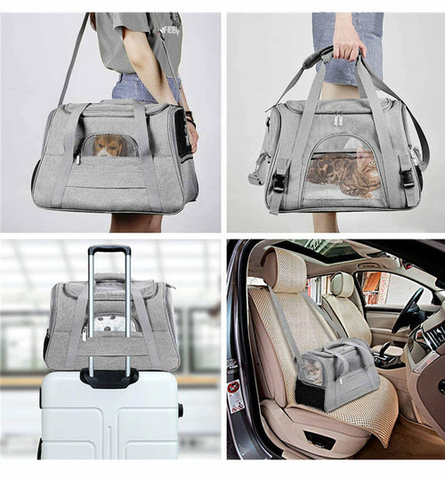 Zaino traspirante per trasporto cani e gatti