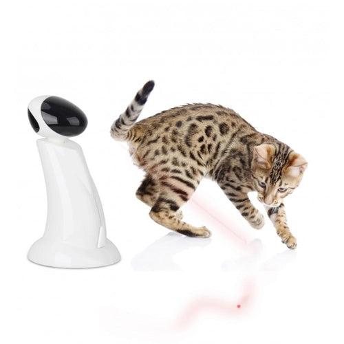 Giocattolo per gatti con raggio laser - Robot puntatore automatico interattivo per gattini